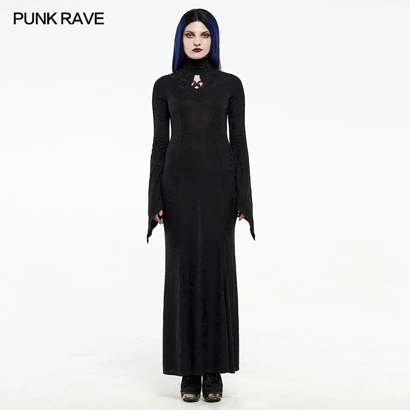 2020 Gothic jacquard knit dress