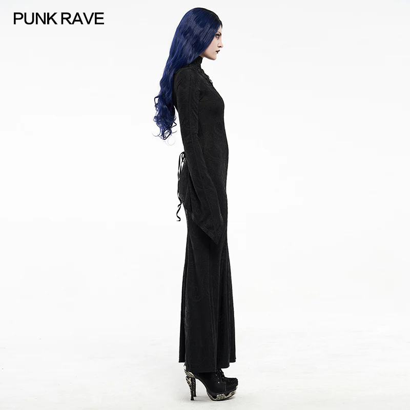 2020 Gothic jacquard knit dress - Image 2