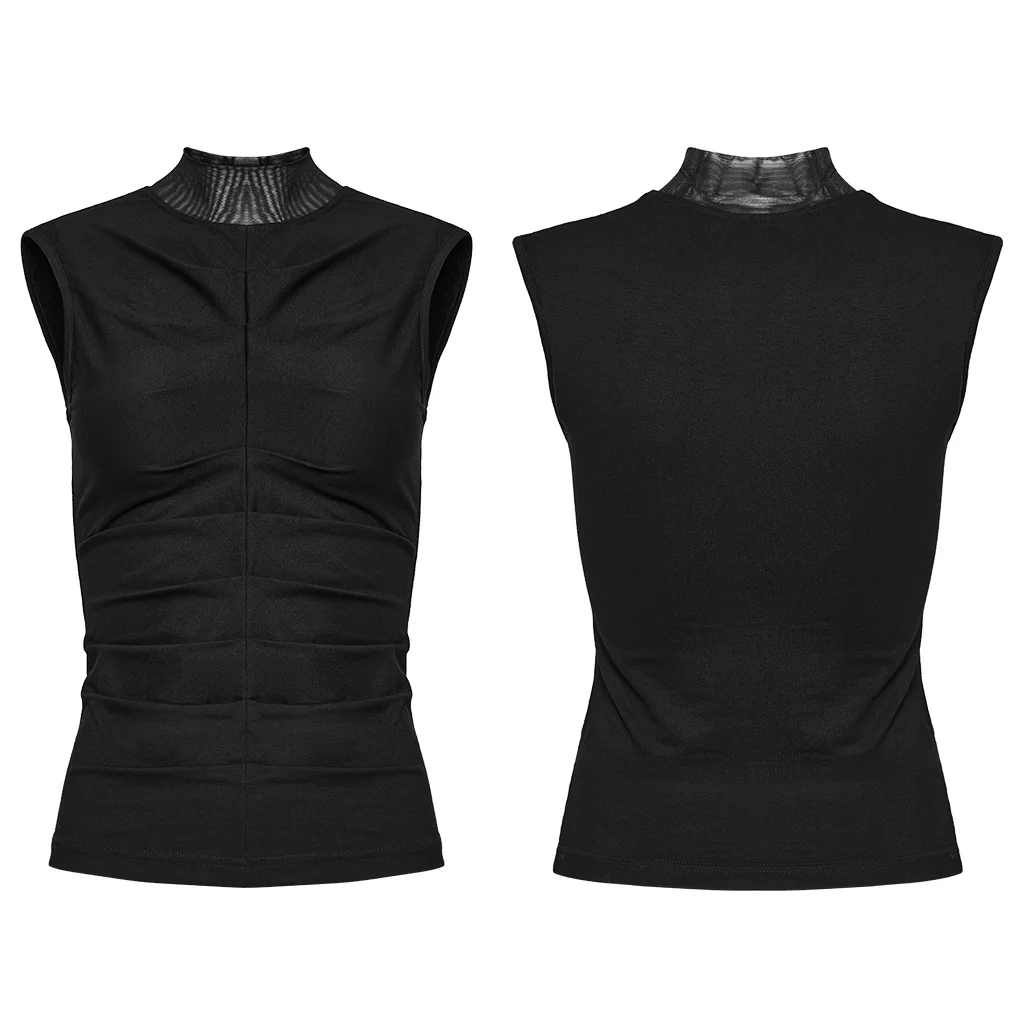 2024 Goth skeleton mesh Tee - Image 6