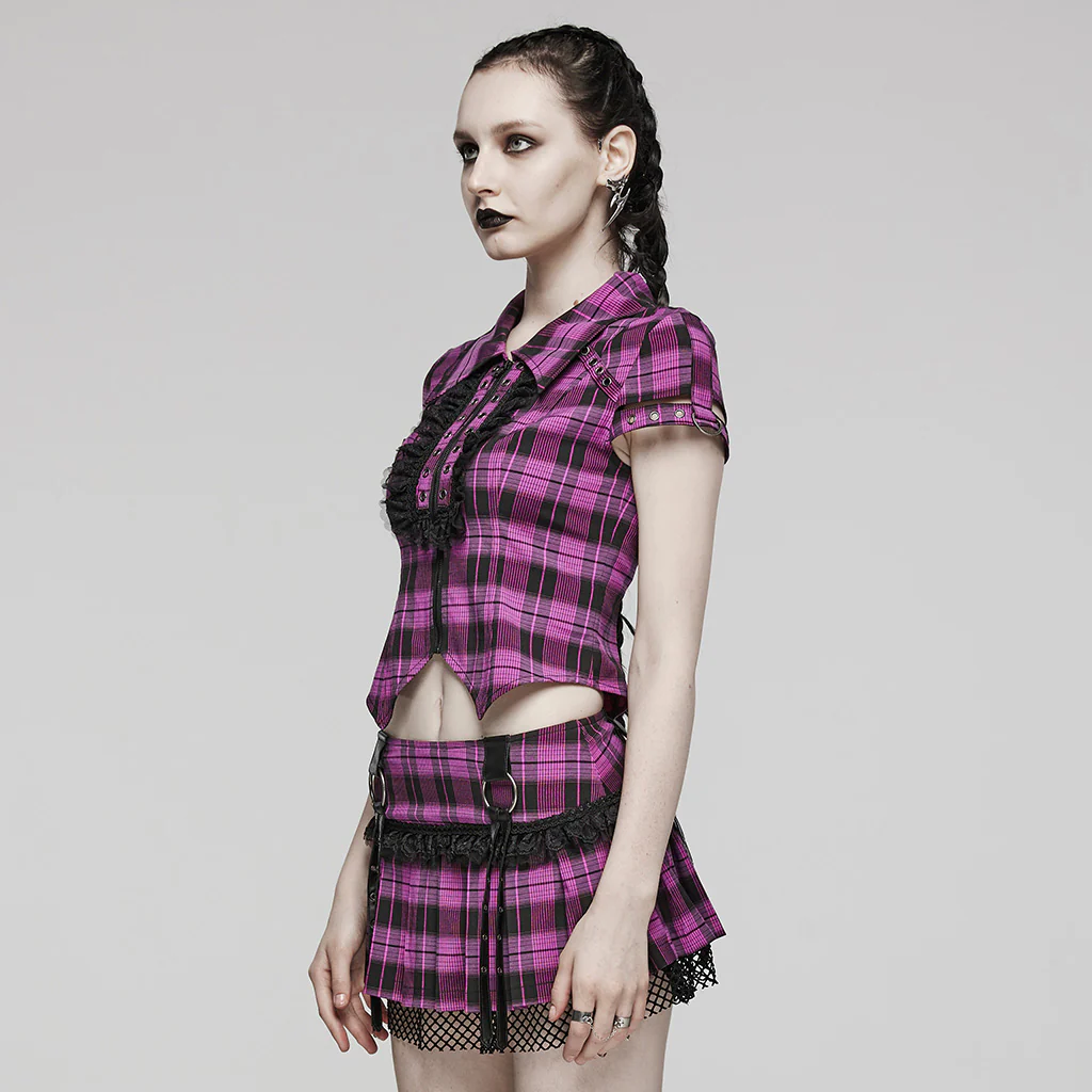 2024 Pretty cute plaid Shirt - Image 14