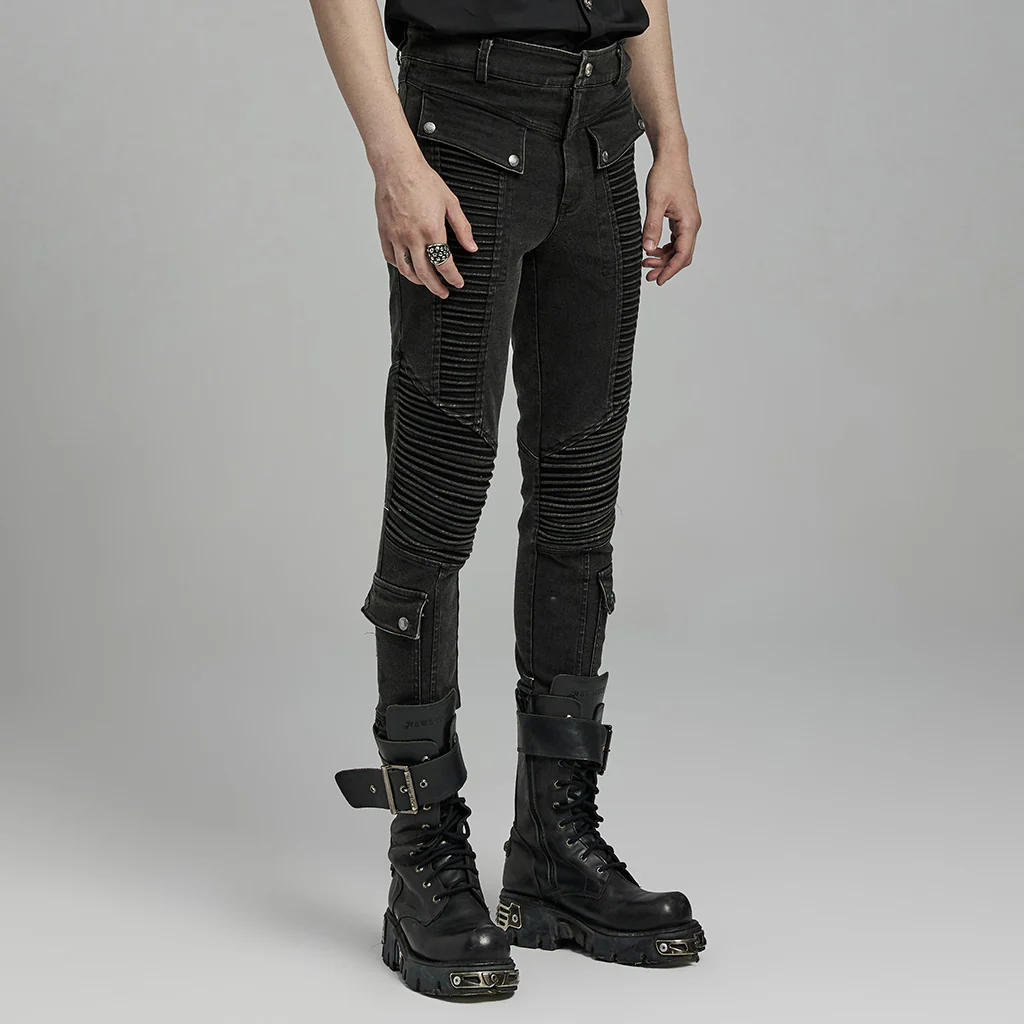 2024 PUNK denim pants - Image 5