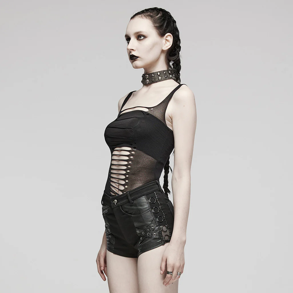 2024 PUNK Hollow Out Tank Top - Image 2