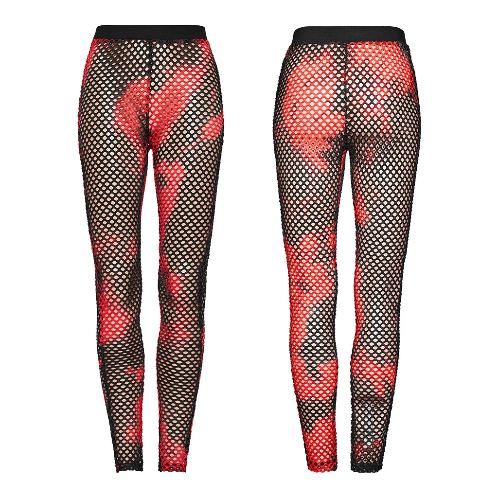 2024 PUNK tie-dyed mesh leggings - Image 11