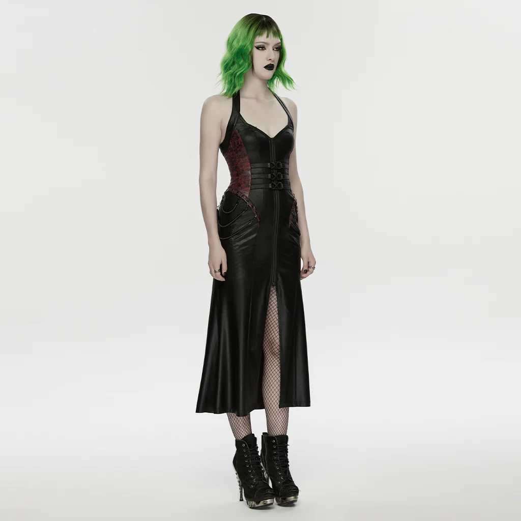 2026 Cyberpunk leather dress - Image 15