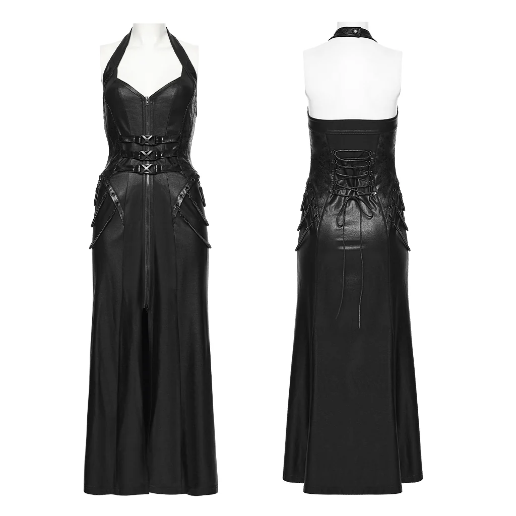 2026 Cyberpunk leather dress - Image 8