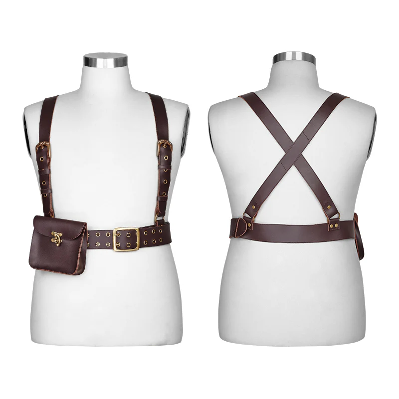 Adjustable Cross Punk Accessories Strap Clips With Detachable Bag - Image 9