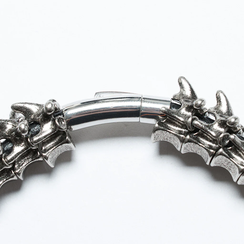 Apocalypse Punk Skeleton Neck Ring - Image 8