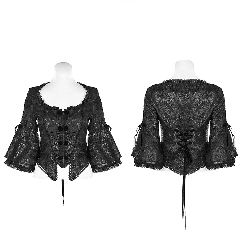 Blurred illusion jacquard jacket - Image 4