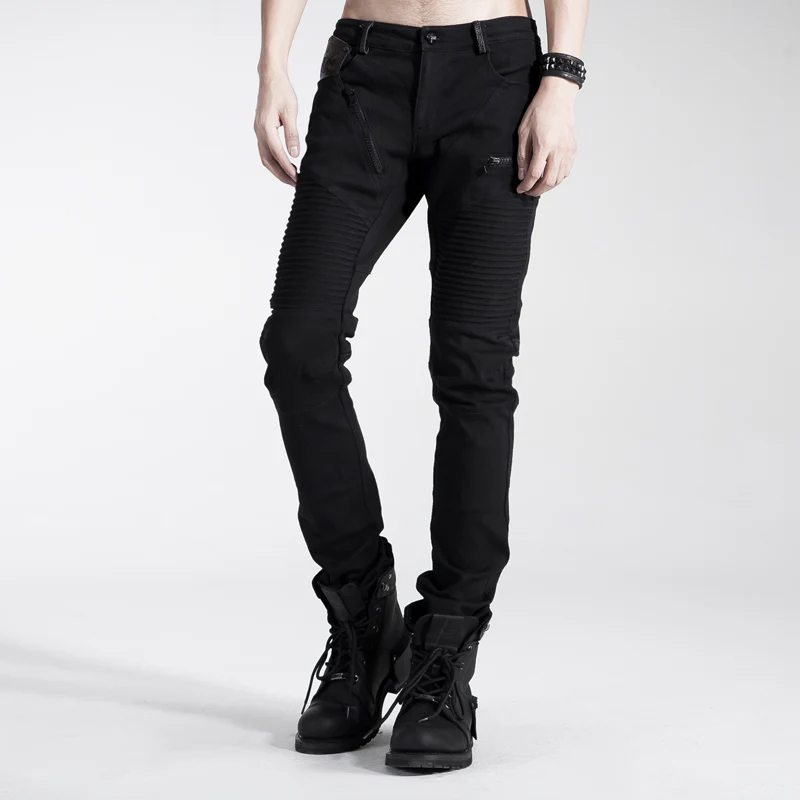 Casual Long Punk Pants With Popular Style For Men - Image 4