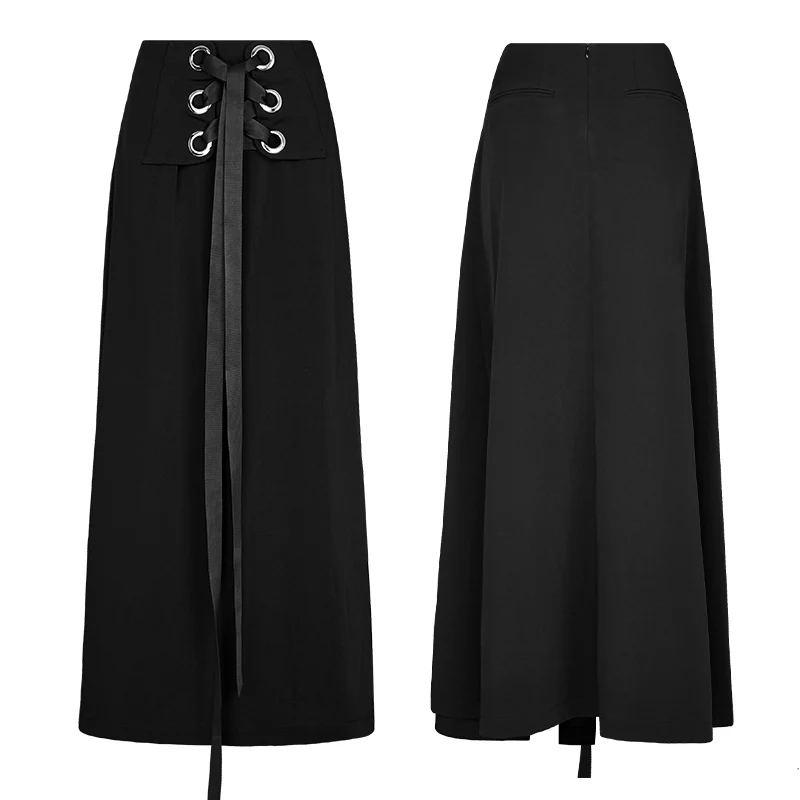 Corns Tie Wraps Chiffon Half Punk Skirt - Image 2