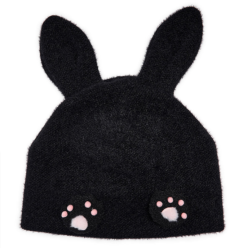 Cute claw print knitted hat - Image 3