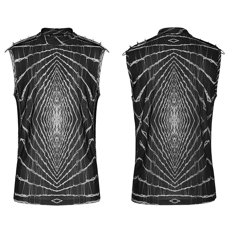 Cyber printed vest - Image 9