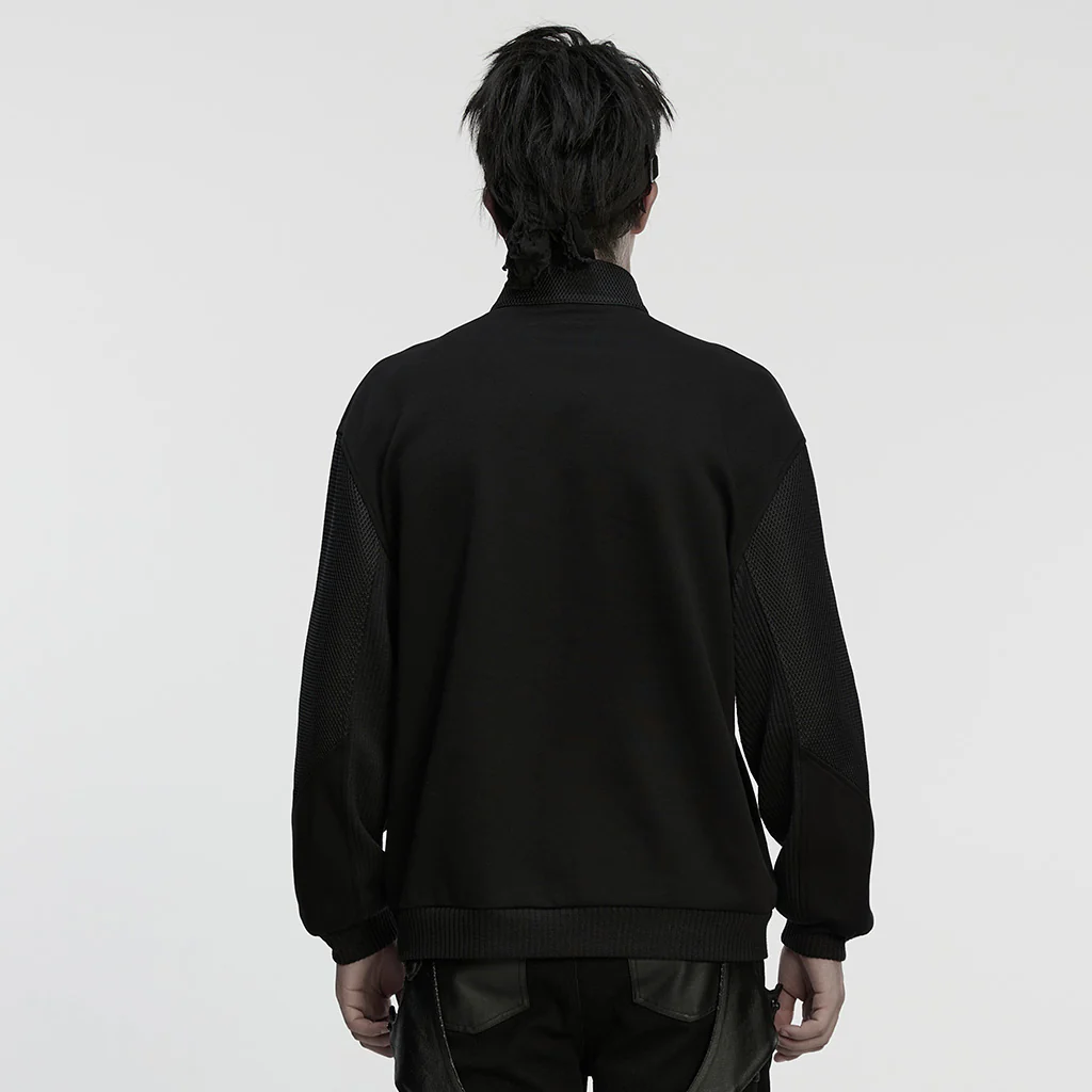 Cyberpunk Striped Sweatshirt - Image 3