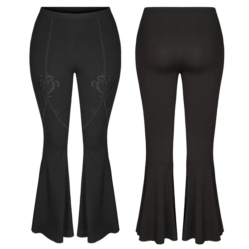 Dark Goth flared pants - Image 4