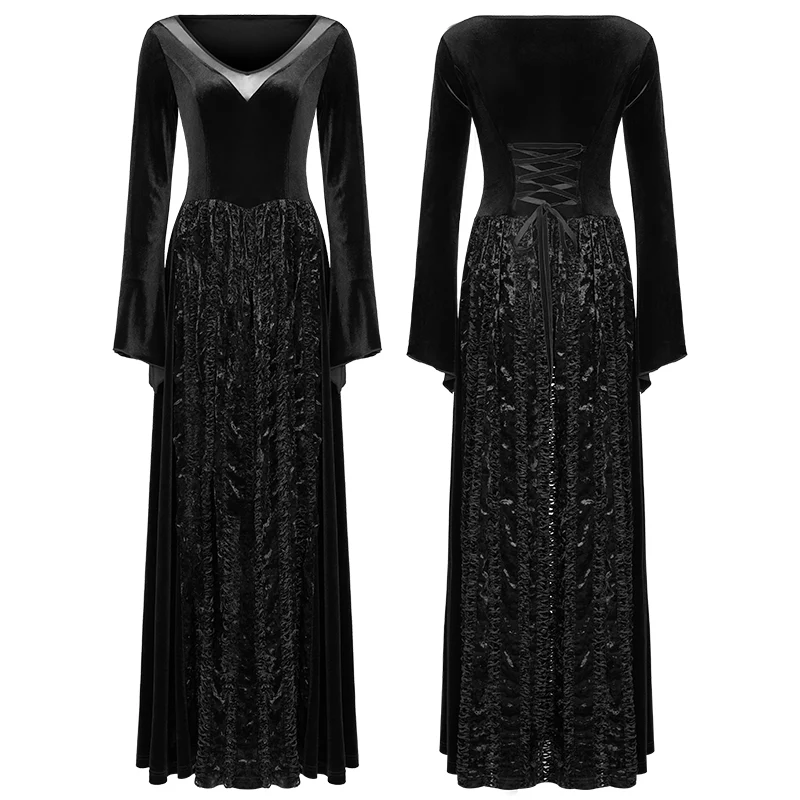 Dark long dress - Image 4