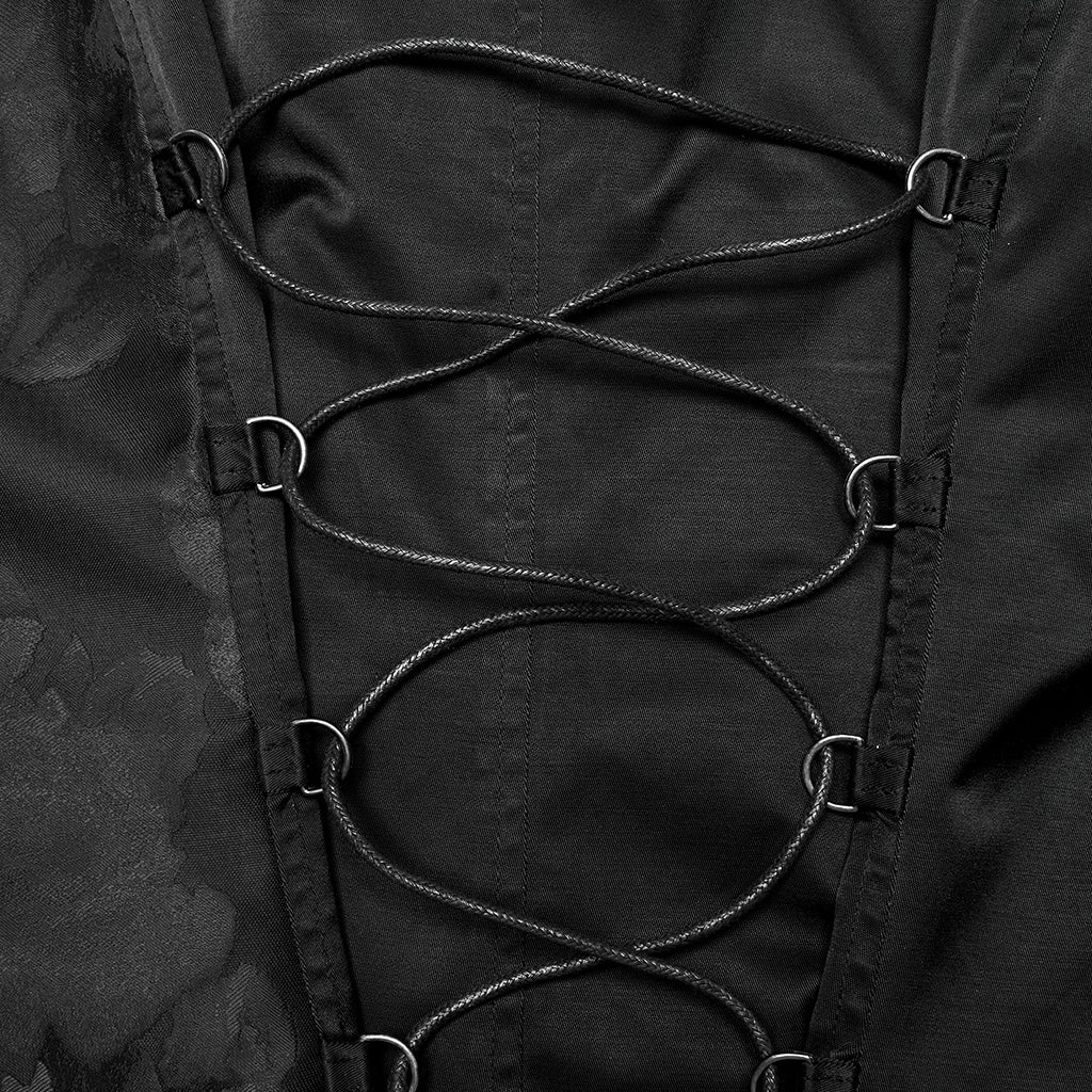 Dark Night Goth Asymmetric vest - Image 5