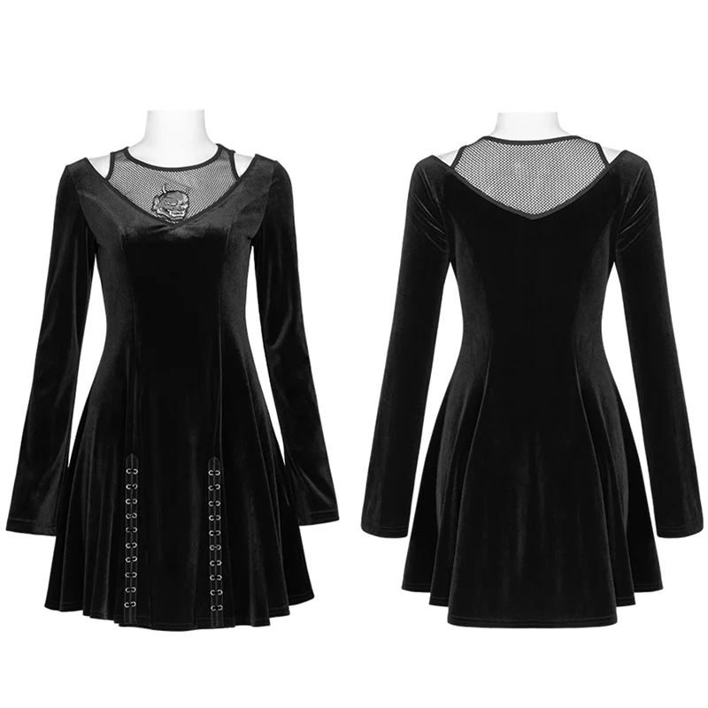 Dark prajna embroidery dress - Image 9