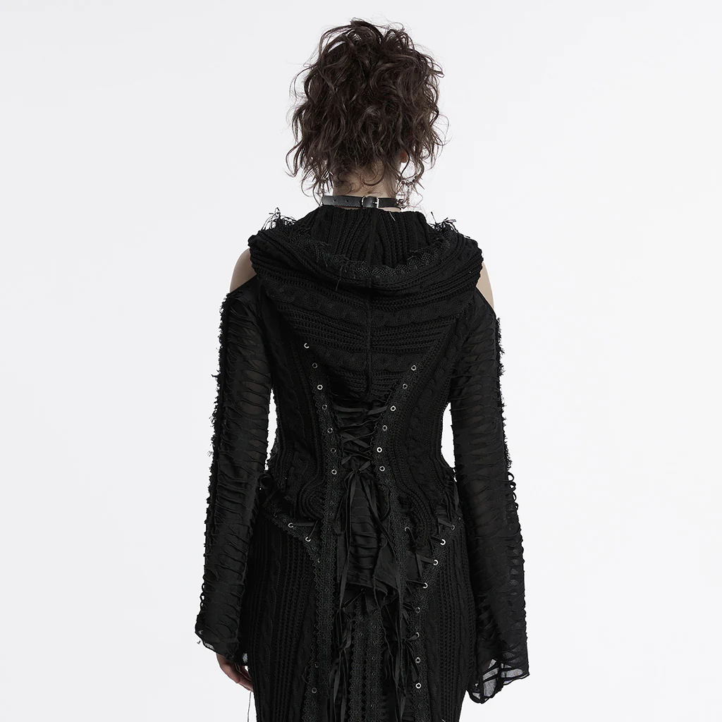 Decadent Gothic Woolen Coat - Image 4