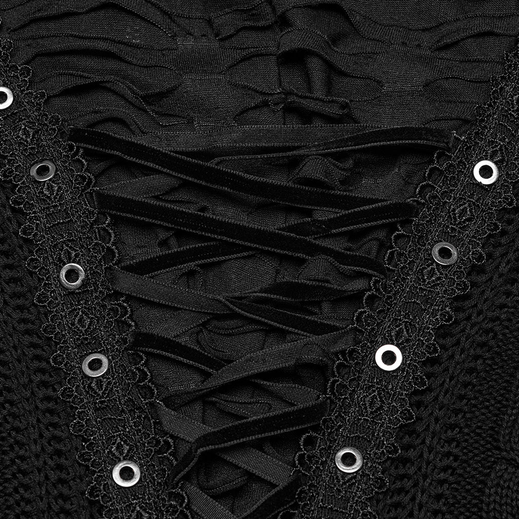 Decadent Gothic Woolen Coat - Image 7