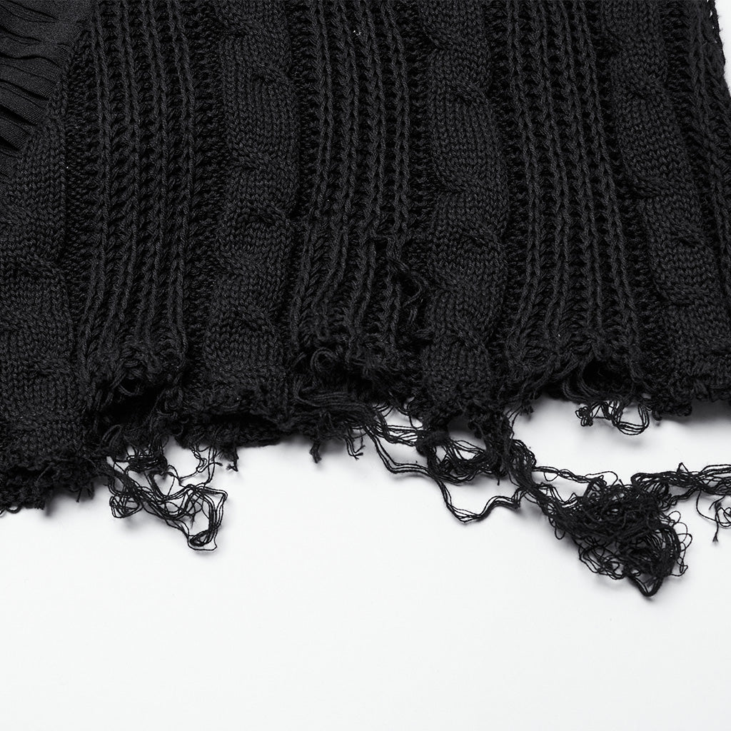 Decadent Gothic Woolen Skirt - Image 4