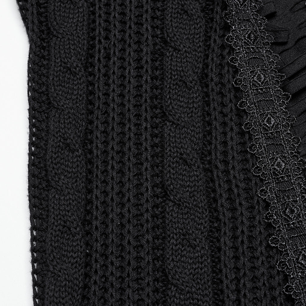 Decadent Gothic Woolen Skirt - Image 8