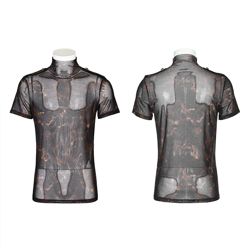 Doomsday printed mesh T-shirt - Image 4