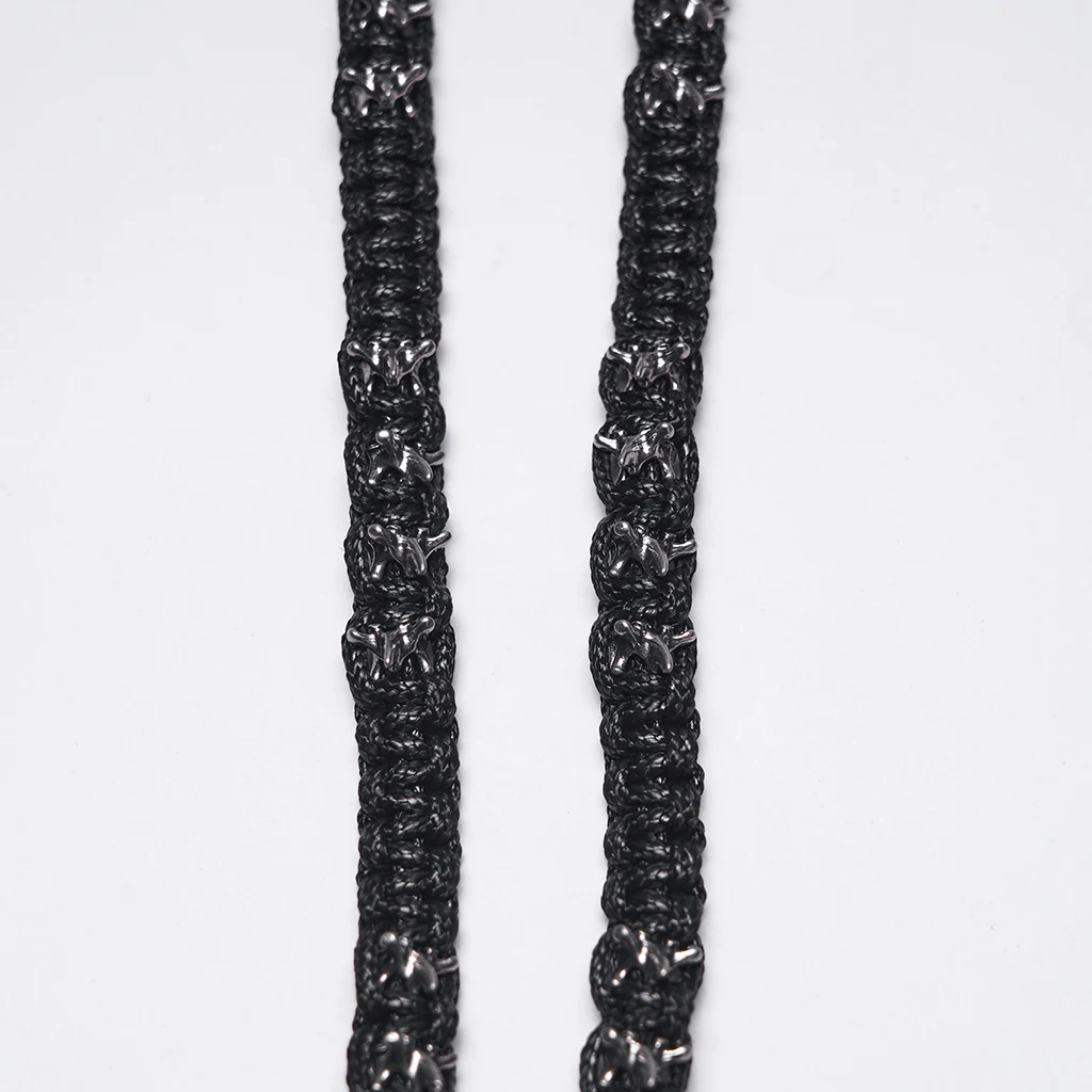 Doomsday Punk Snake-Wrapped Skull Necklace - Image 9