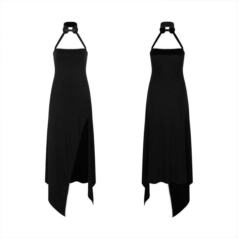 Fit verison Open high fork sleeveless dress - Image 4