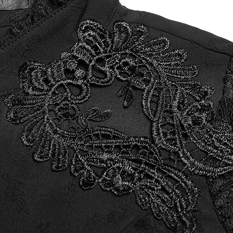 Gorgeous Gothic Lace Shirt Long Sleeve Vintage Blouse - Image 5