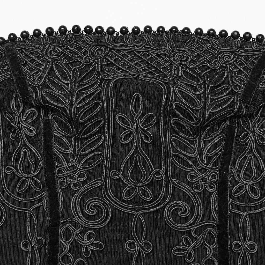 Goth 3D Embroidered Dress - Image 7