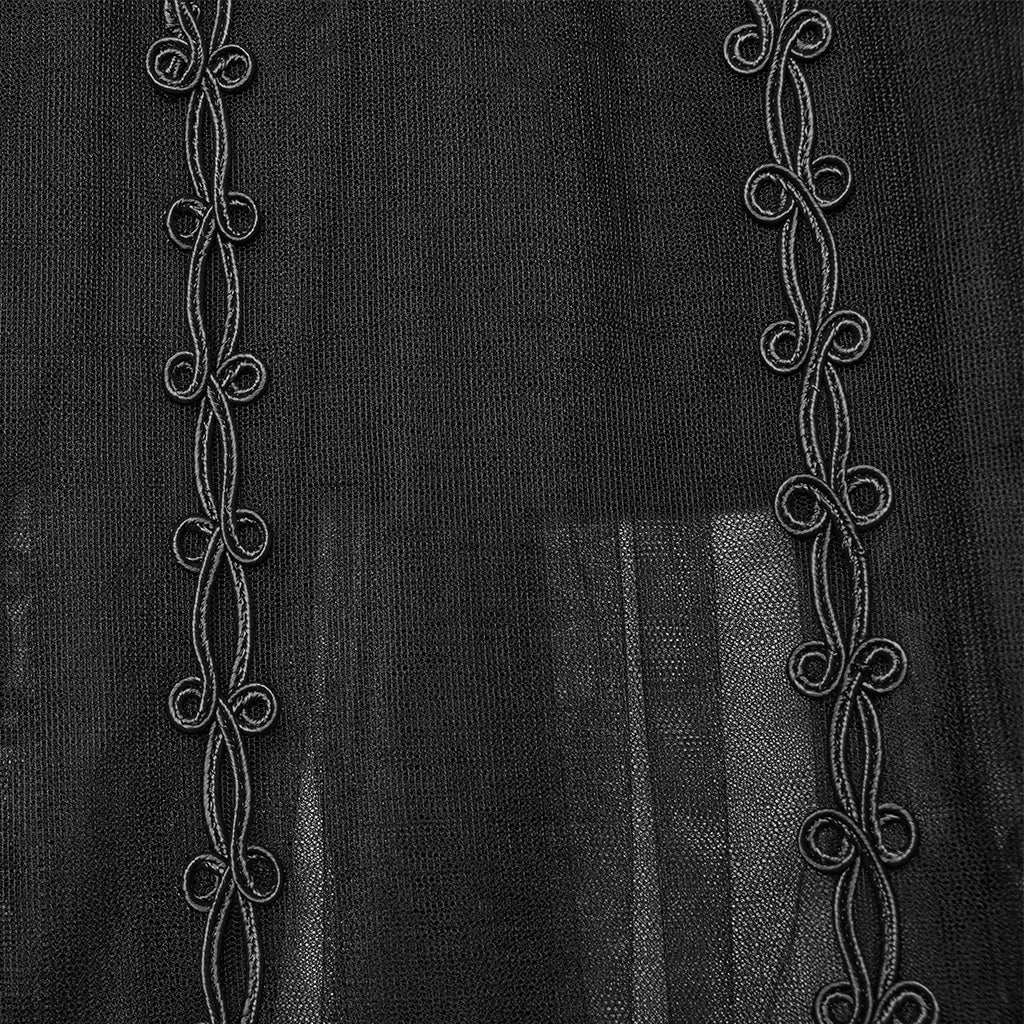 Goth 3D Embroidered Dress - Image 8