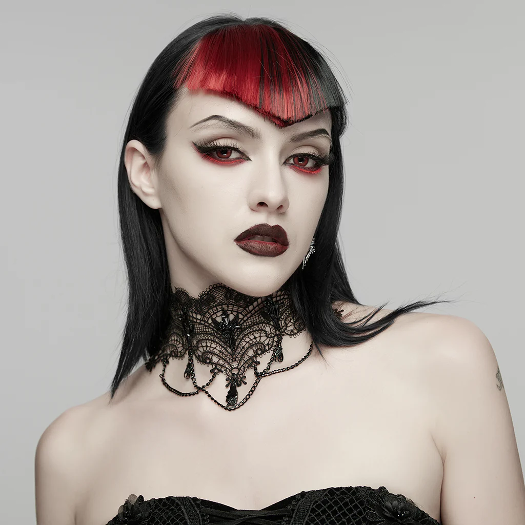 Goth Bat Necklace - Image 2