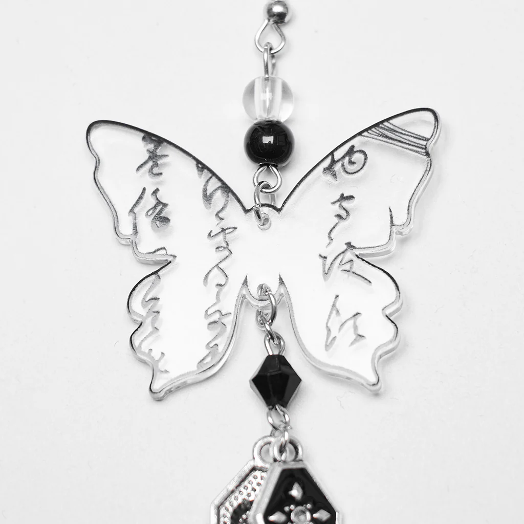 Goth Chinese Style Butterfly Earrings - Image 4