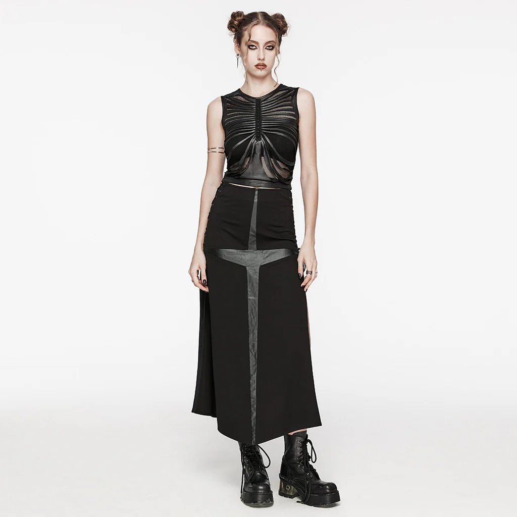 Punk cross women's skirt - Image 4