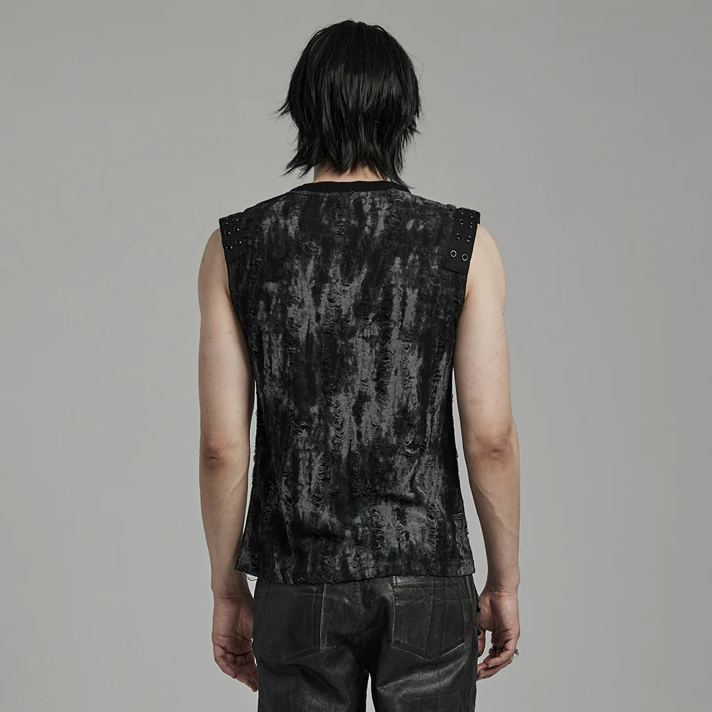 GOTH Daily Tattered Tank Top - Image 7