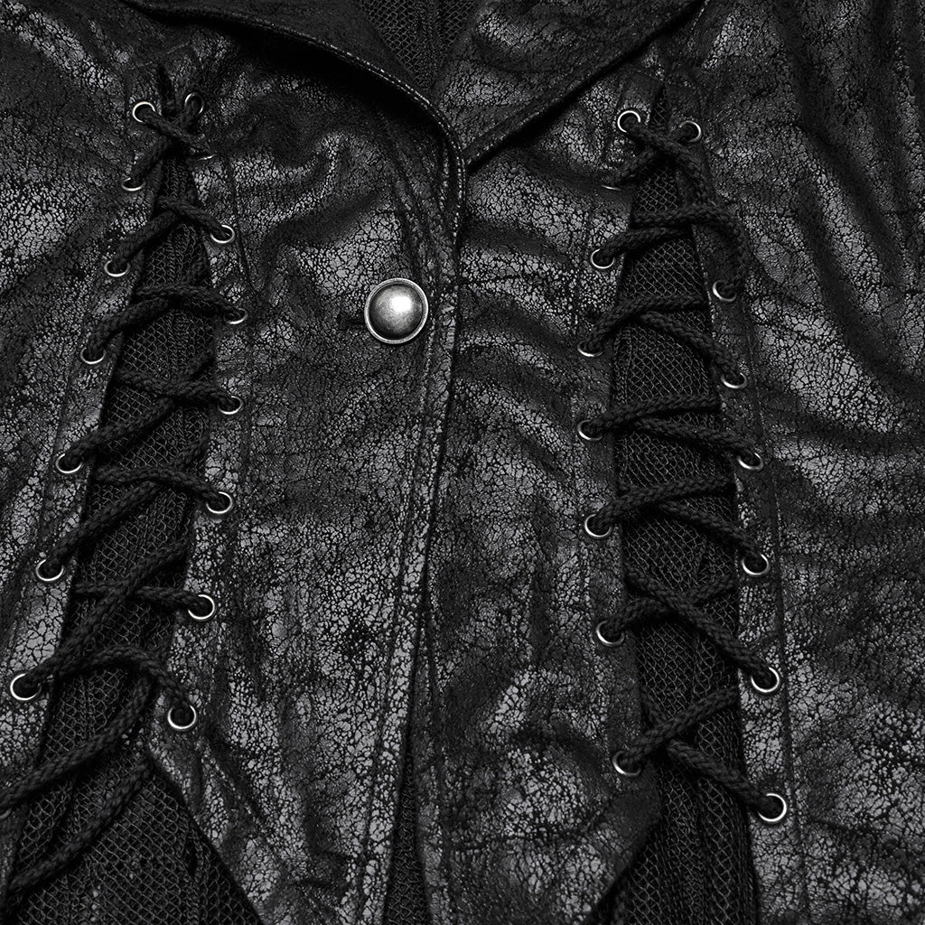 Goth Dark Alien Asymmetric Vest - Image 7