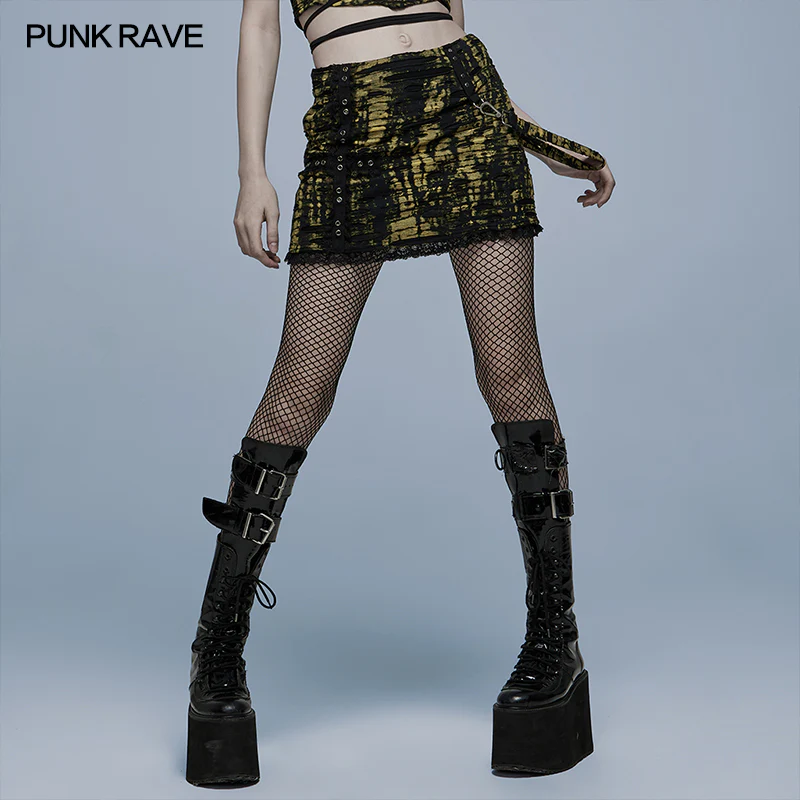 Goth decadent knitted skirt - Image 6
