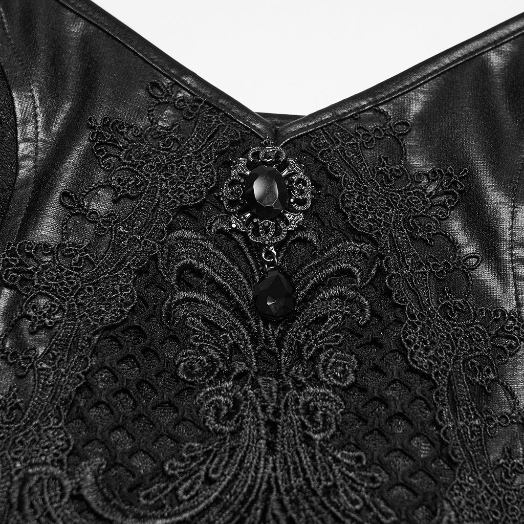 Goth Decal Visual Slip Dress - Image 4