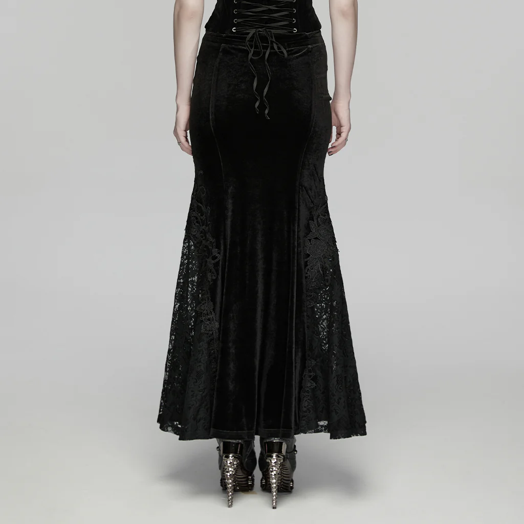 Goth Embroidered Skirt - Image 3