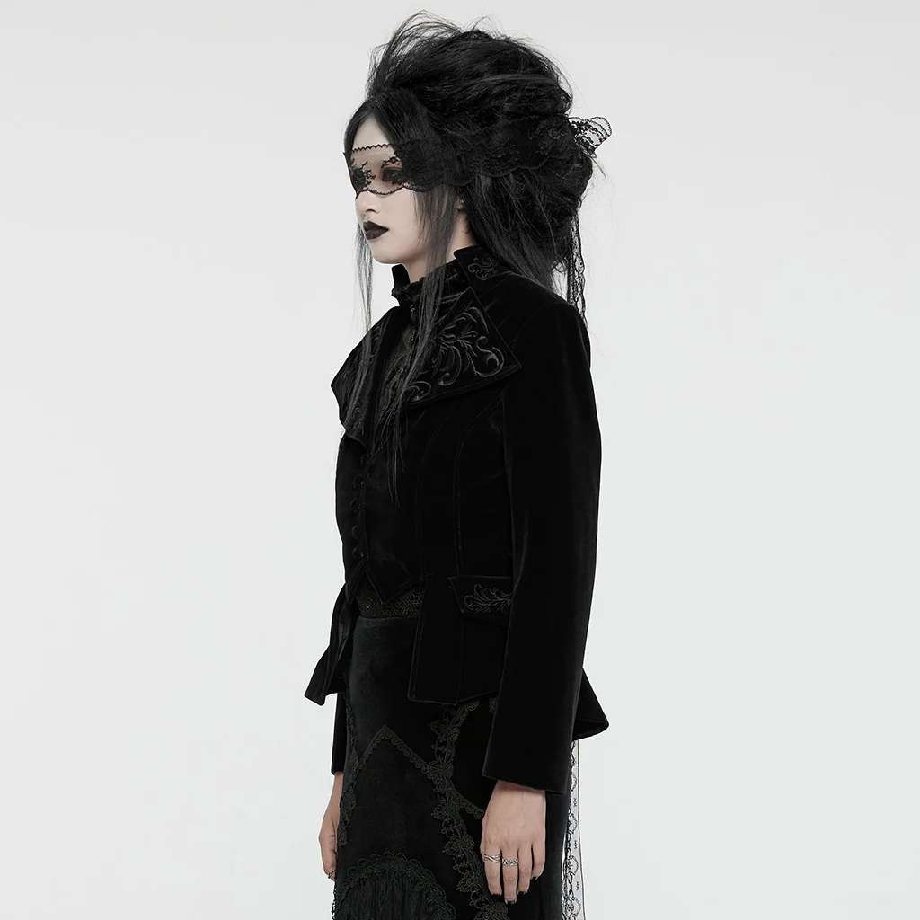 Goth Exquisite Embroidered Coat - Image 2
