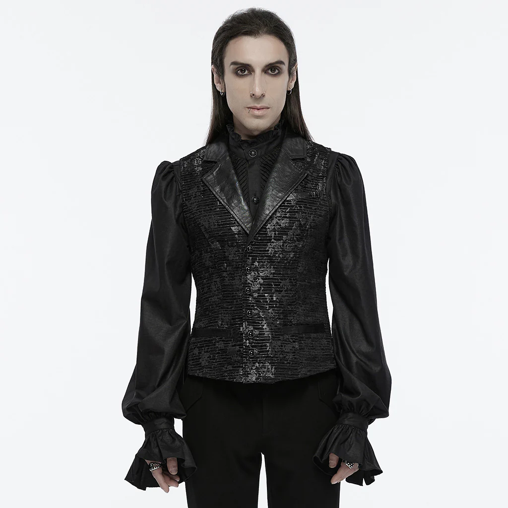 Goth exquisite jacquard vest - Image 11