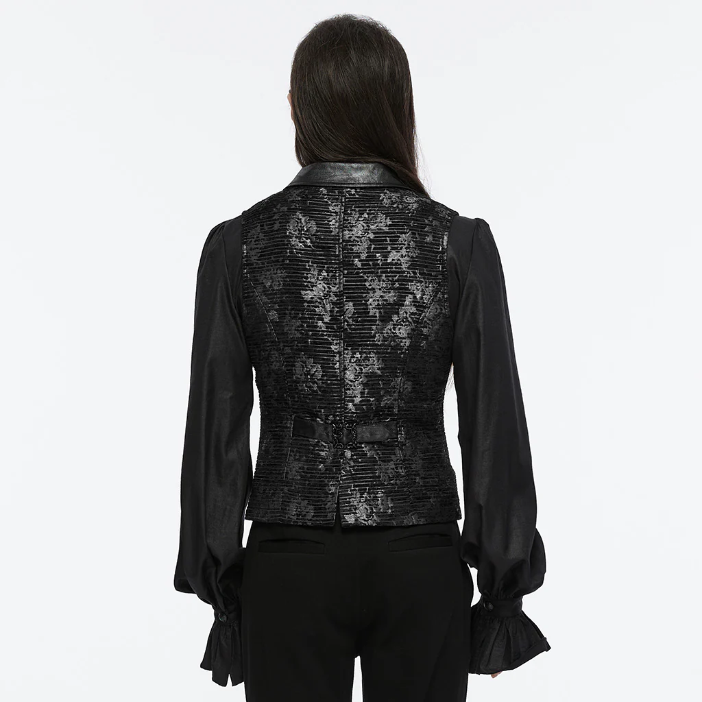 Goth exquisite jacquard vest - Image 13