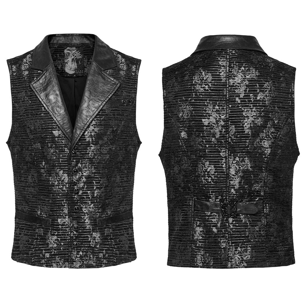 Goth exquisite jacquard vest - Image 15