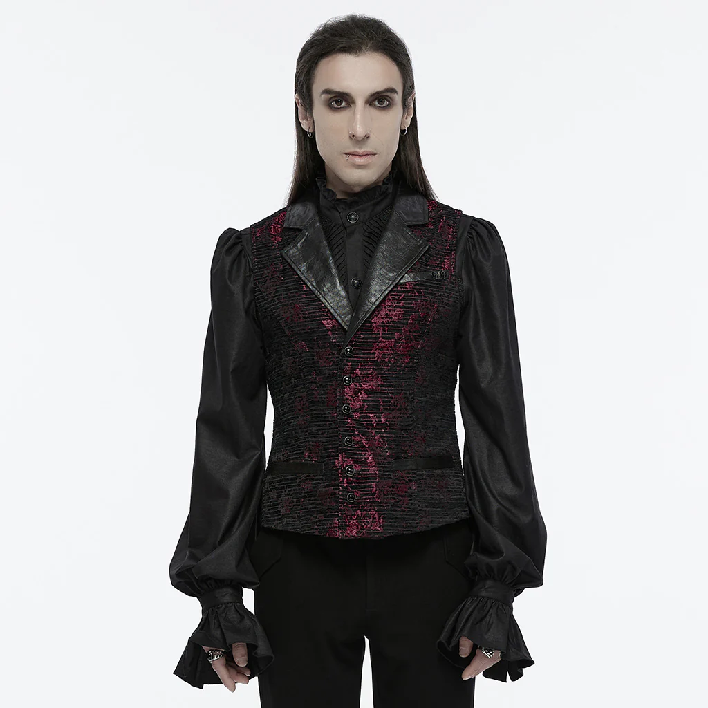Goth exquisite jacquard vest - Image 19