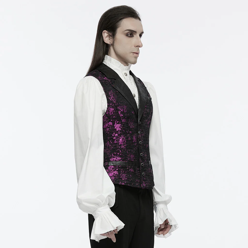Goth exquisite jacquard vest - Image 2