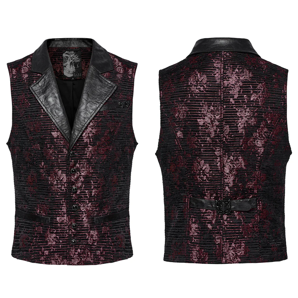 Goth exquisite jacquard vest - Image 23