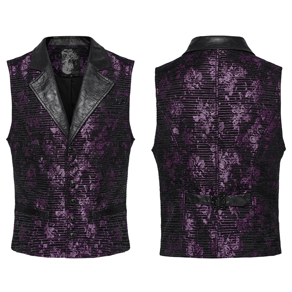 Goth exquisite jacquard vest - Image 5