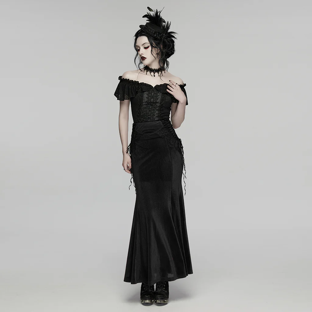 Goth Feather Ribbon format Hat - Image 4