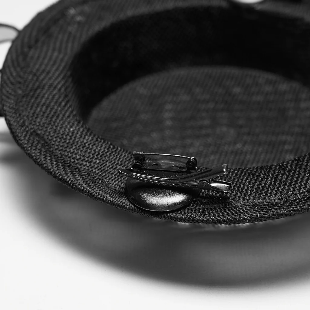 Goth Feather Ribbon format Hat - Image 9
