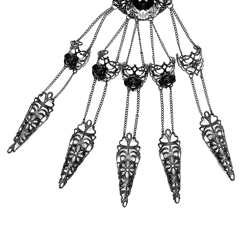 Goth Finger Bracelet - Image 4